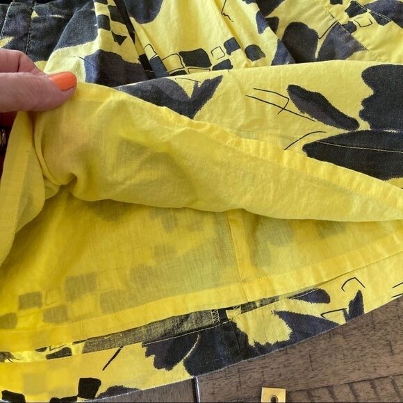 Vans Off The Wall Yellow and Black Mini Skirt - 7‎ - Picture 5 of 14